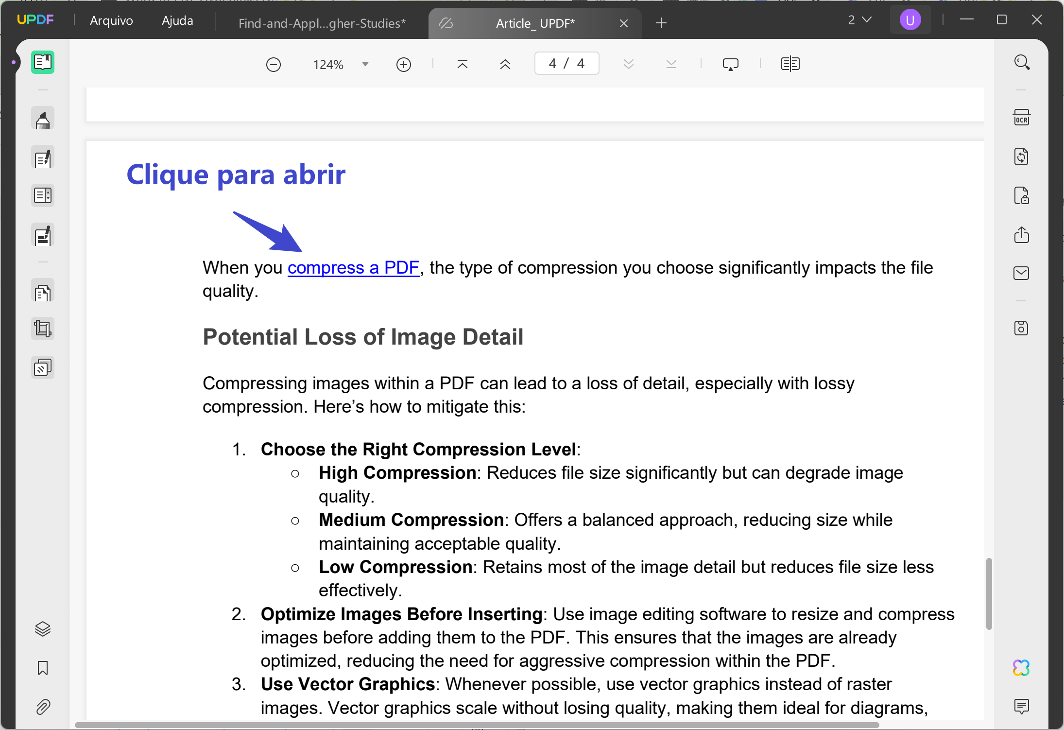 hiperlinks do word para pdf não funcionam clique