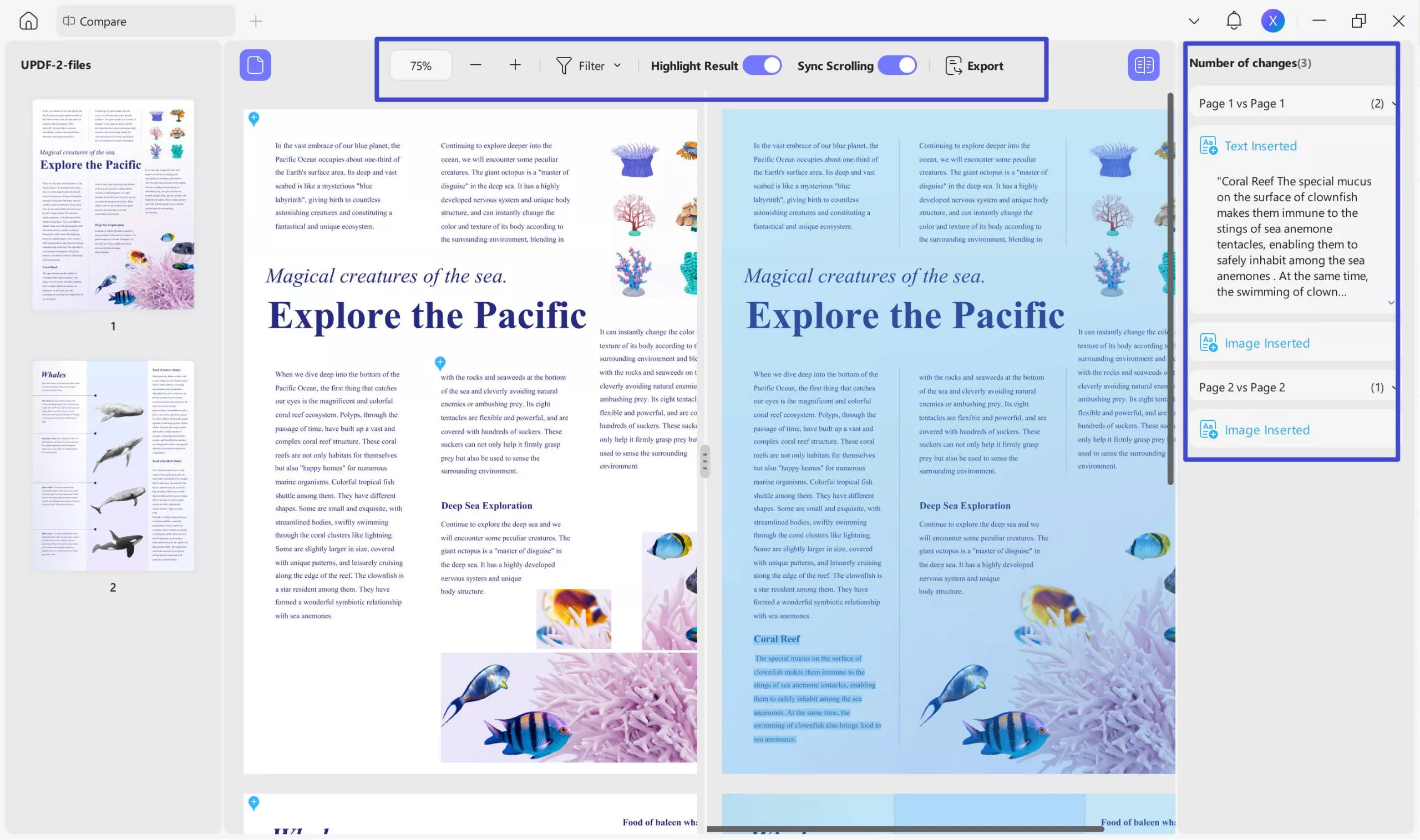 compare pdf adobe  compare PDFs side by side