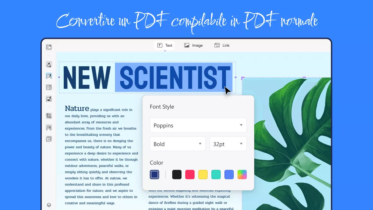 Come convertire un PDF compilabile in un PDF normale?