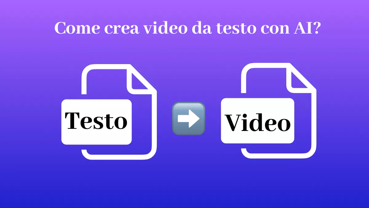 3 metodi per trasformare il testo in video con AI