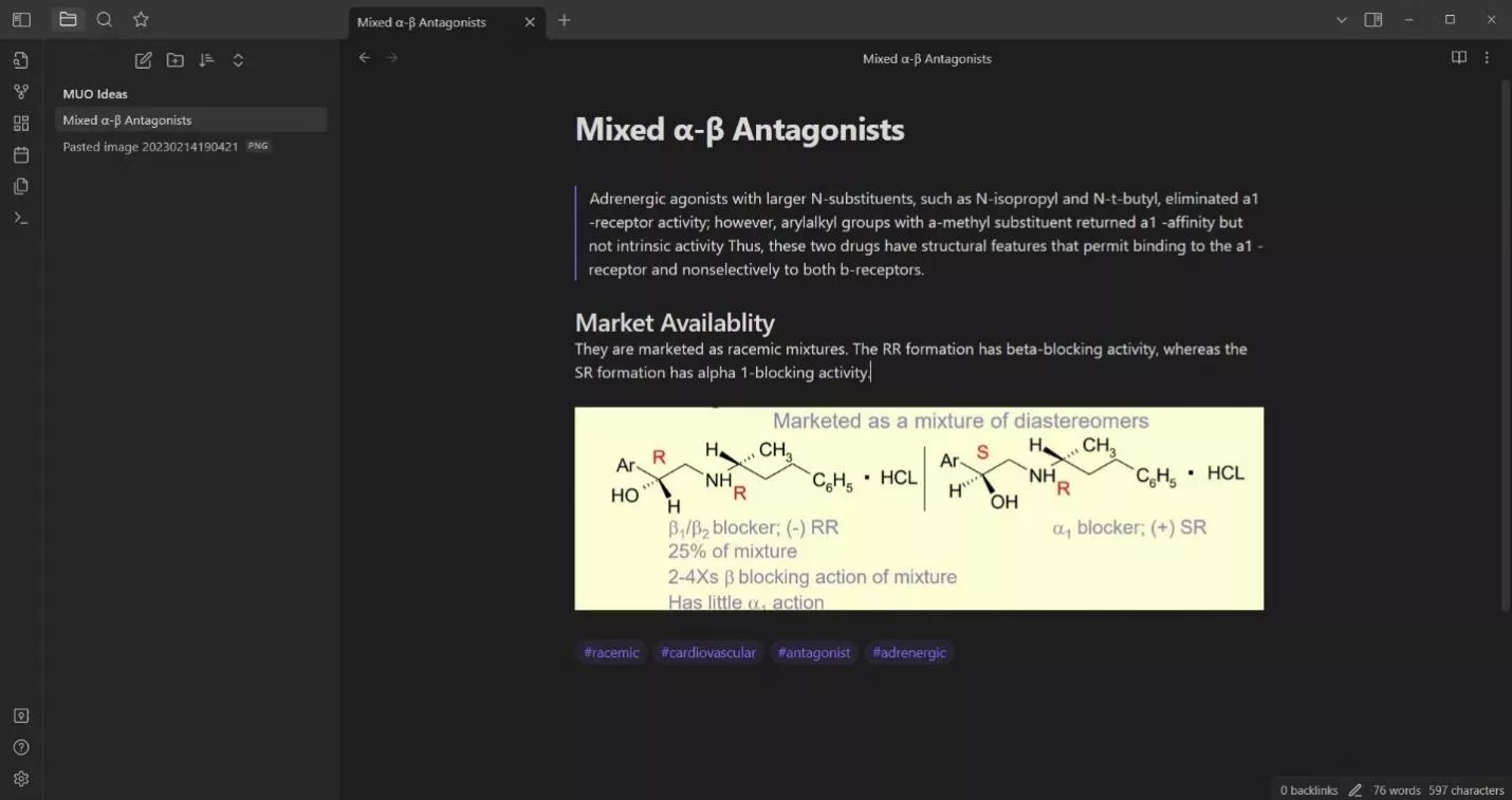 how to use obsidian notes create first note