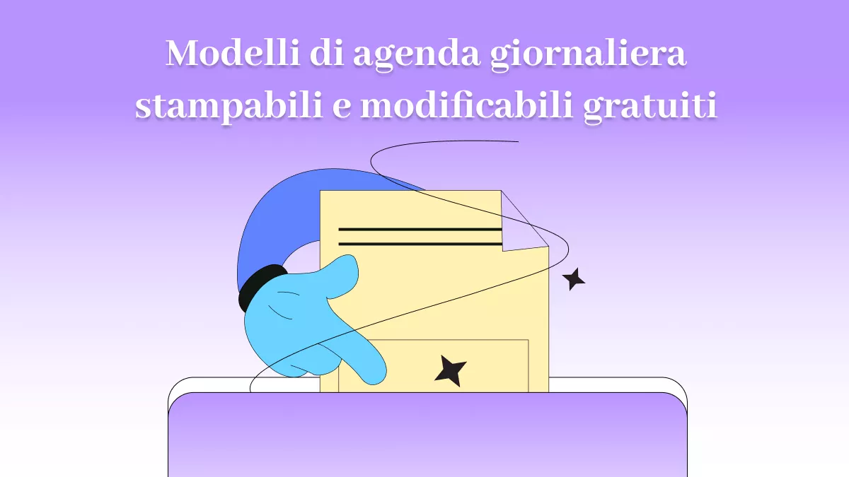 Modelli di pianificatore giornaliero stampabili e modificabili gratuiti