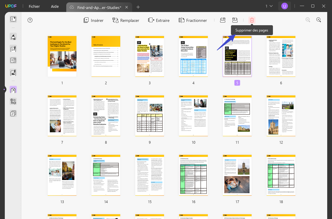 nettoyer pdf