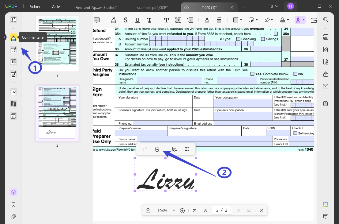 nettoyer pdf