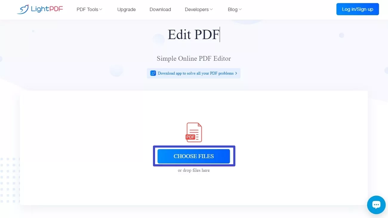 upload the pdf file