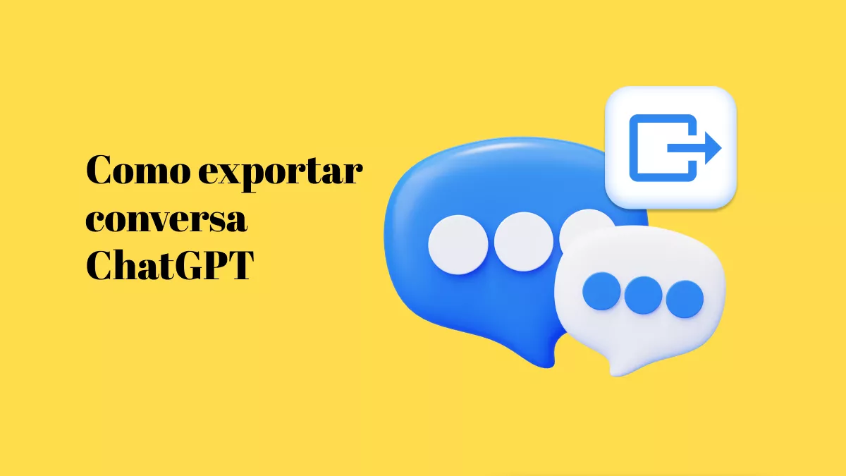 Como exportar conversas do ChatGPT para HTML, PDF, Word e Excel