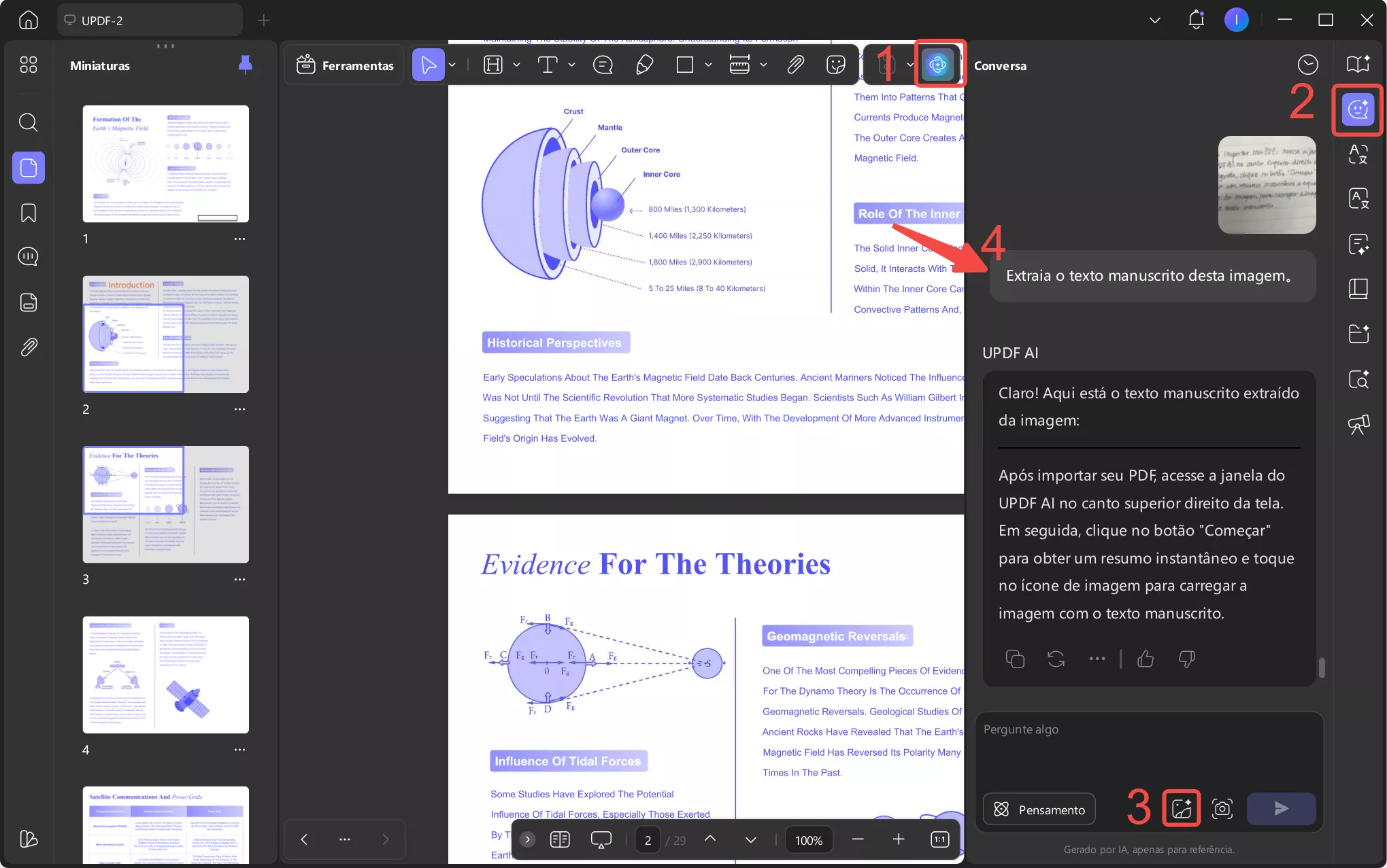 extrair texto desta imagem no celular