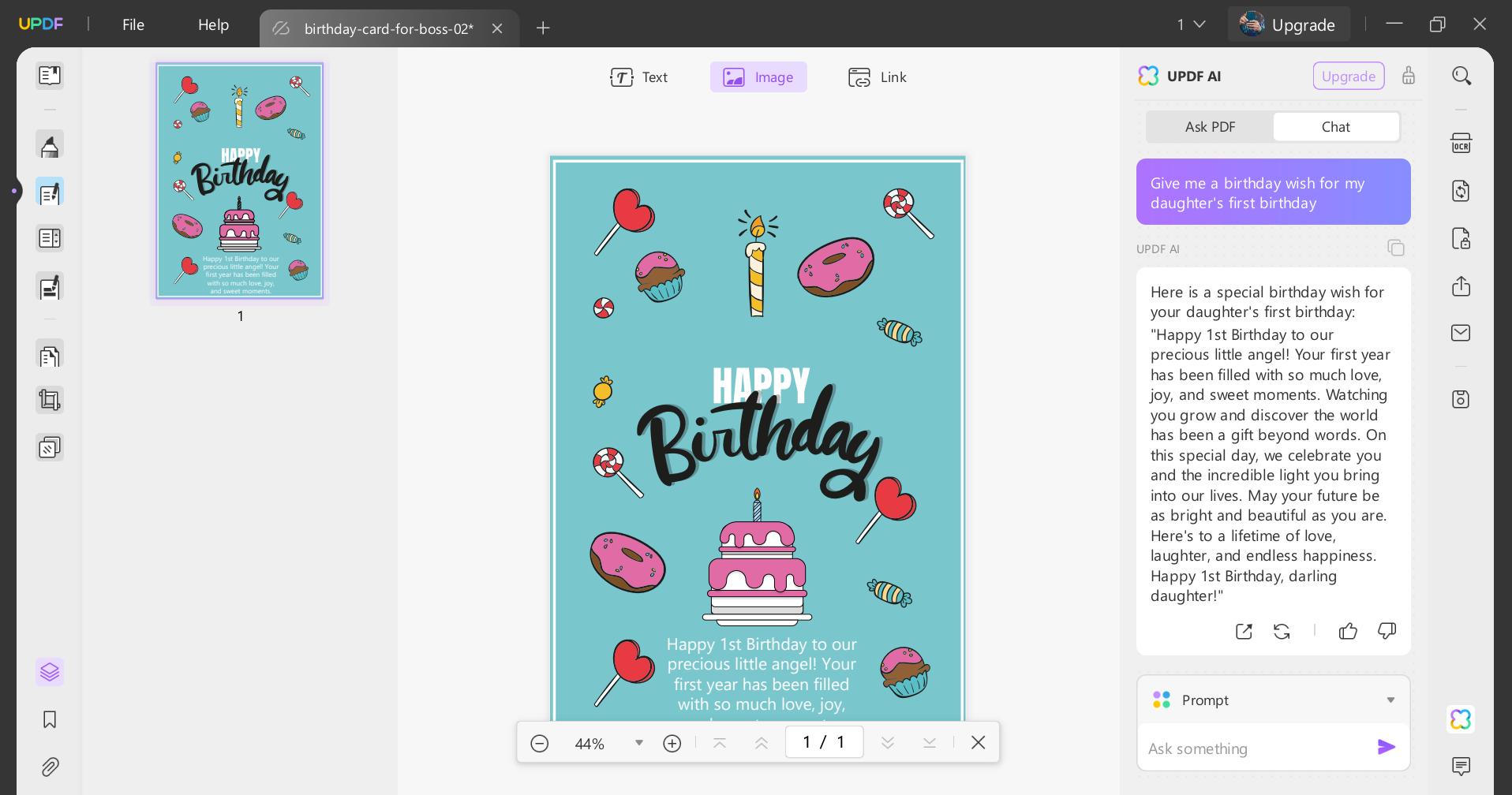 80 Unique First Birthday Wishes for Baby Girl or Boy|UPDF