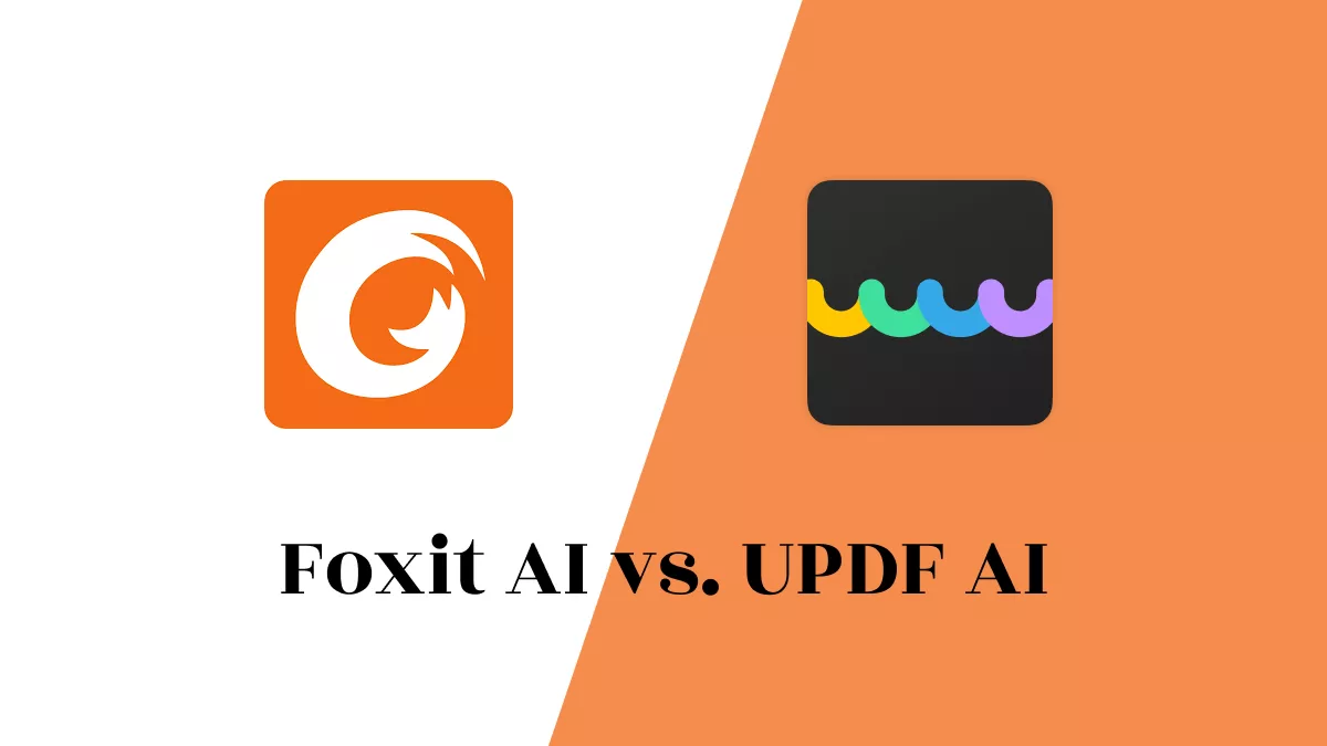 Foxit AI vs. UPDF AI: quale fornisce l'esperienza di chat AI PDF più accurata?
