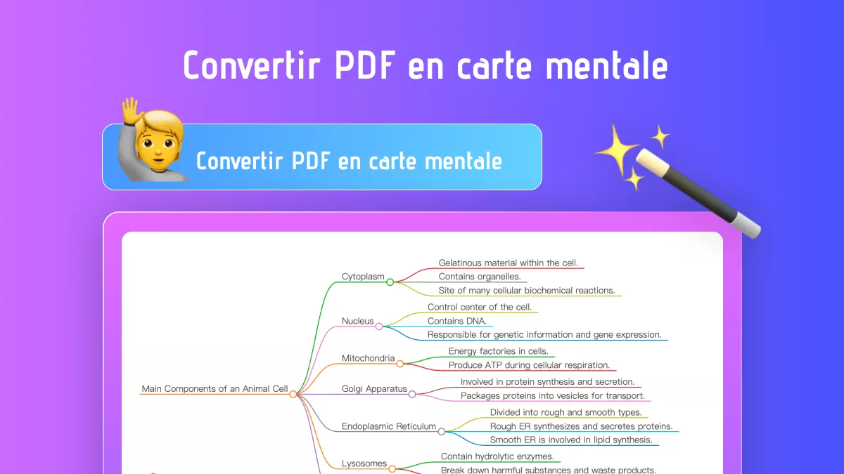 pdf en carte mentale