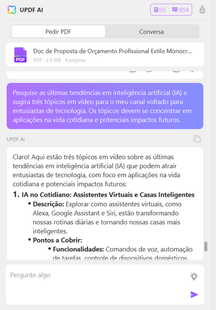 IA para Escrever um Script 