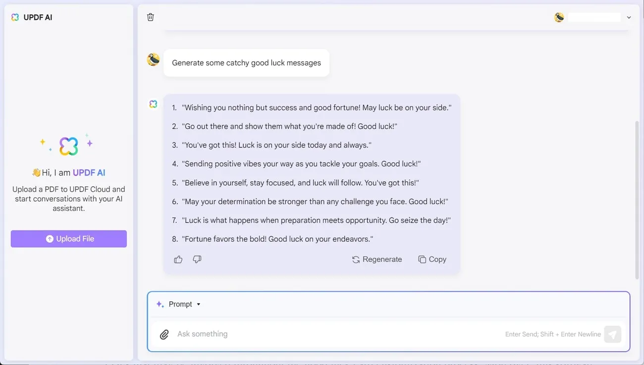 wish good luck message good luck messages using updf ai web