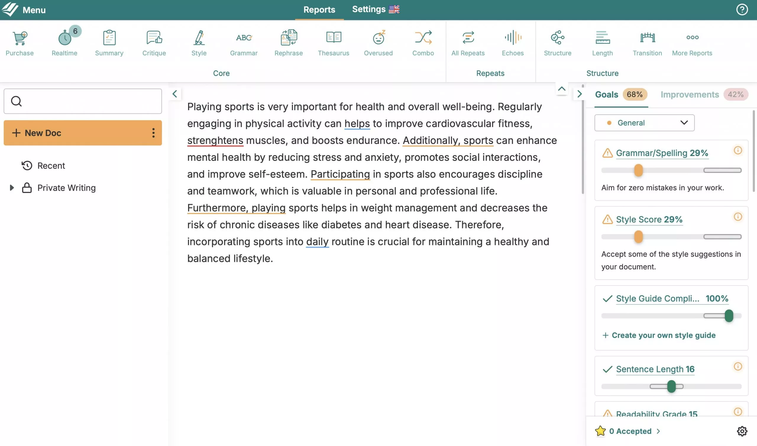 prowritingaid app