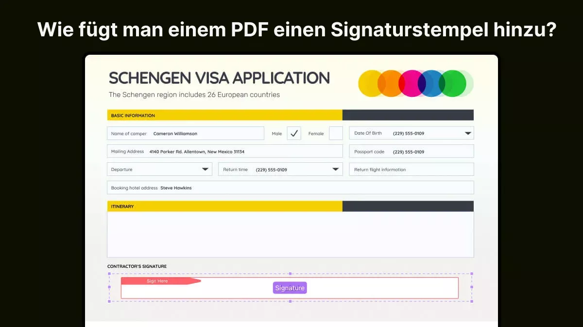 Wie fügen Sie einen Signaturstempel in PDF schnell hinzu