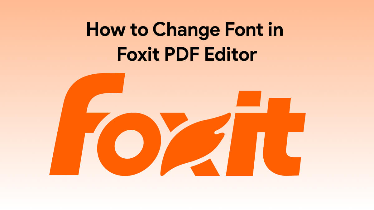 foxit pdf editor how to change text size