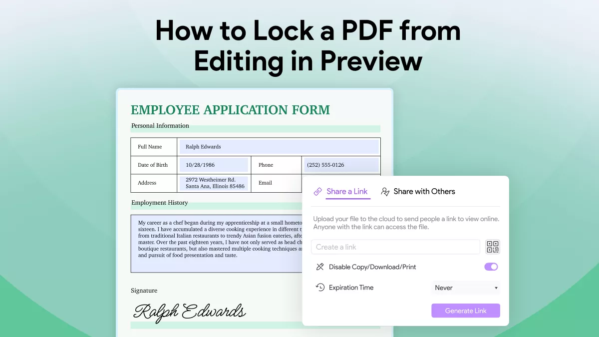 How to Lock PDF from Editing in Preview? (Easy and Fast)