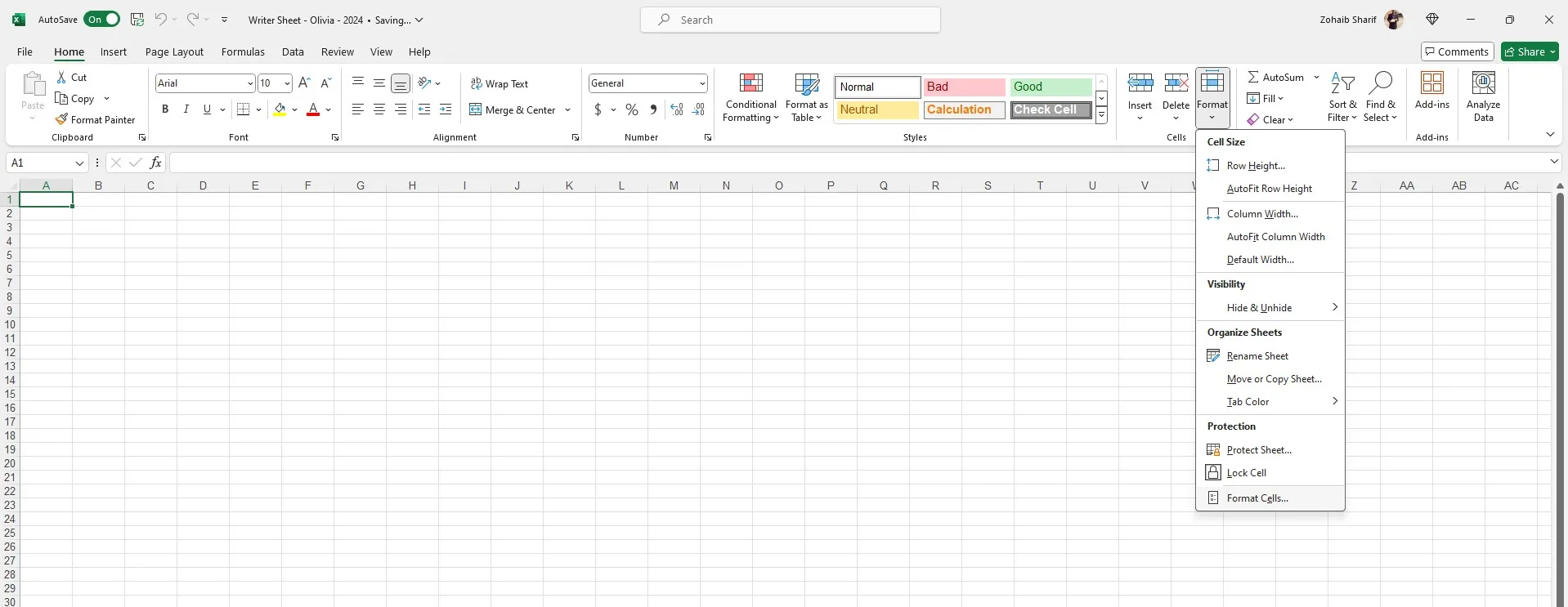 how to redact in excel home