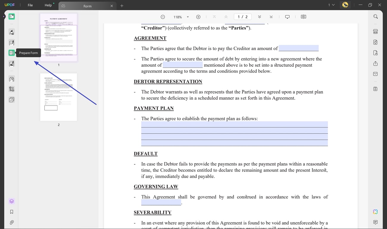 Learn How to Remove Blue Boxes in PDFs - UPDF