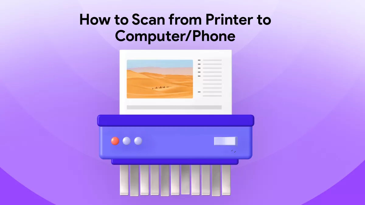 From Paper to PDF. How To Scan From Printer to Computer in a Flash