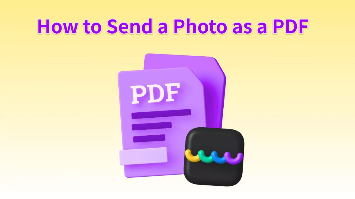 How to Send a Photo as a PDF from Windows/Mac/iPhone/Android