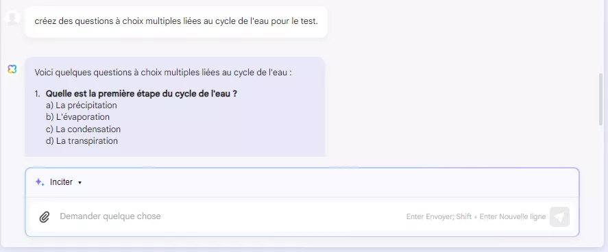 comment utiliser l'IA dans l'enseignement générer un document de test avec l'assistant AI d'UPDF