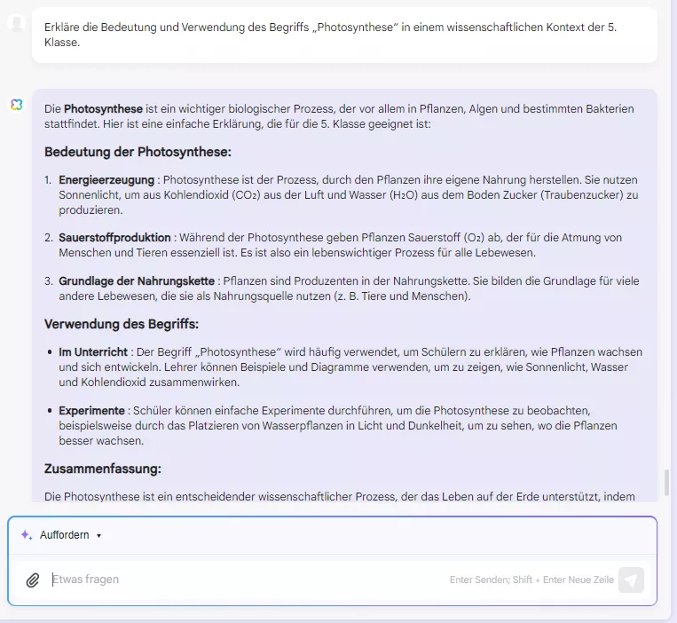 Wie Sie AI im Unterricht einsetzen Geben Sie Ihre Anfrage bei UPDF AI ein