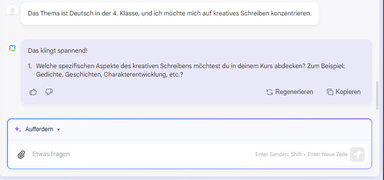 Wie Sie AI im Unterricht einsetzen Definieren Sie Klassenziele mit dem UPDF AI-Assistenten