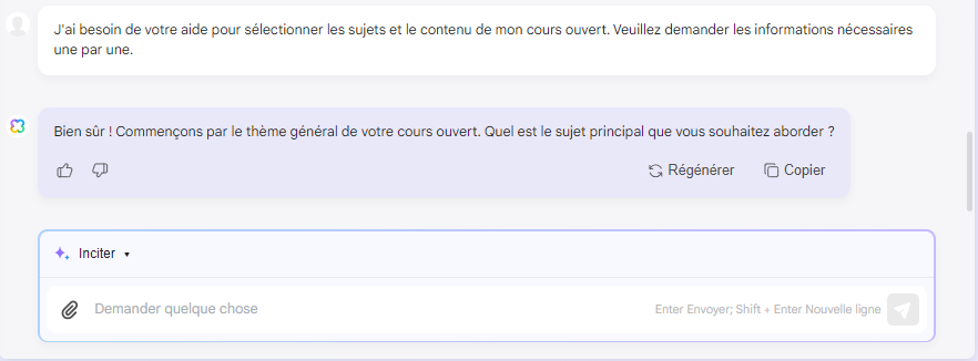 comment utiliser l'IA dans l'enseignement Demandez à UPDF AI des suggestions d'enseignement