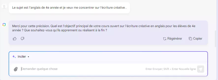 comment utiliser l'IA dans l'enseignement fournir des matières et des niveaux scolaires avec UPDF AI Assistant