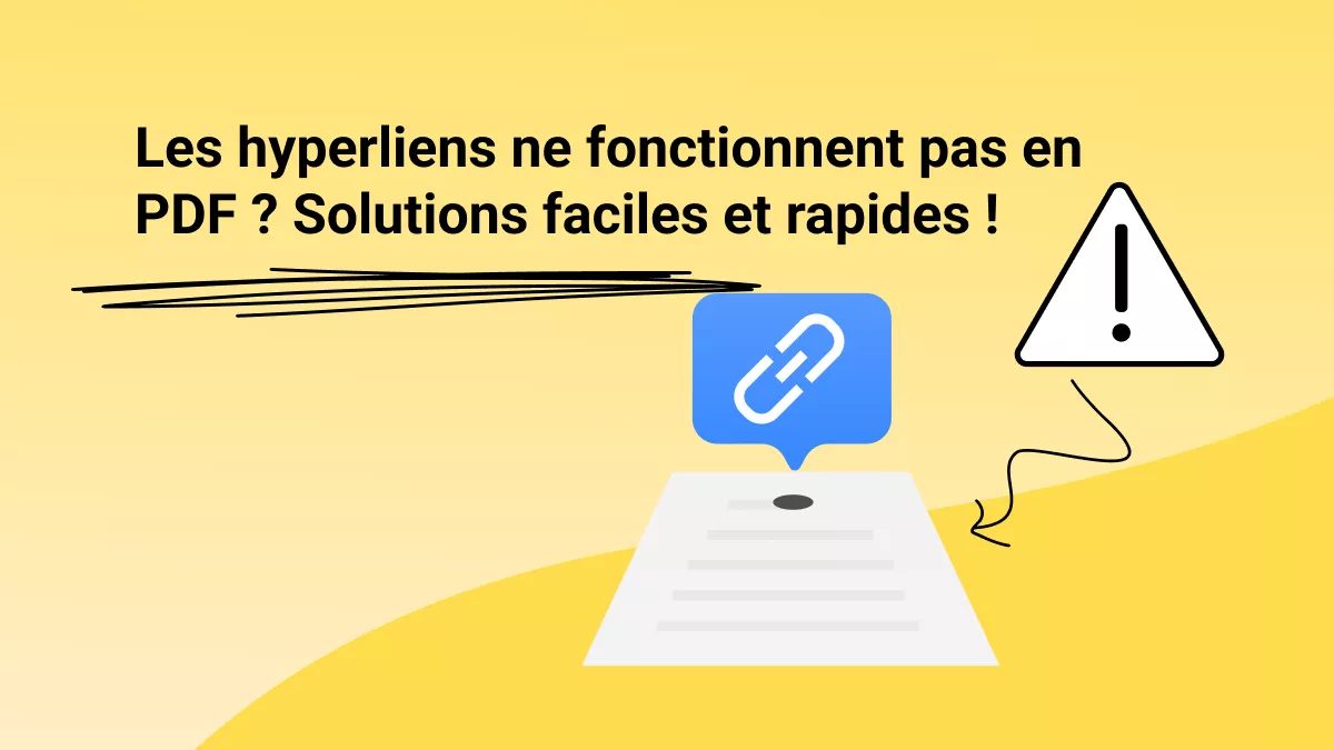 Les liens hypertexte ne fonctionnent pas dans un PDF ? Des solutions simples !