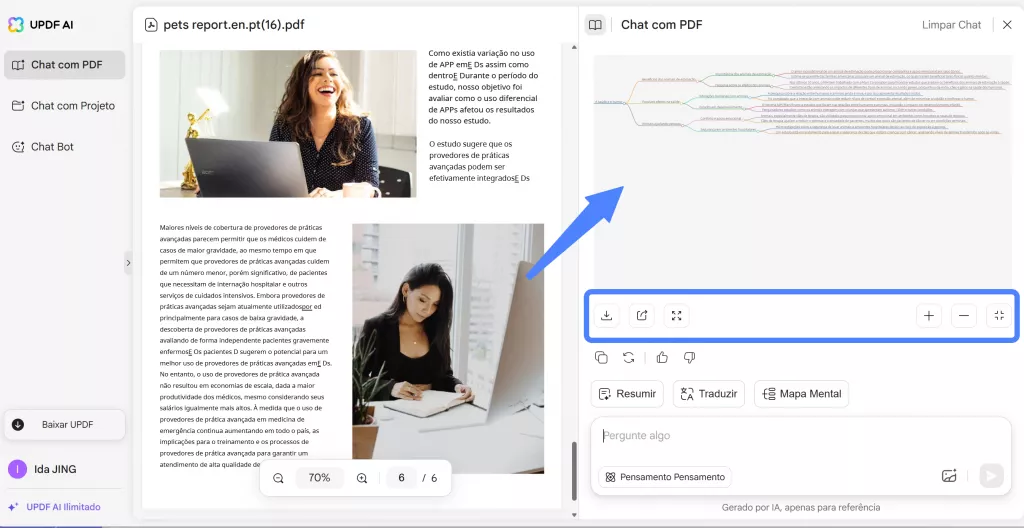 revisar e baixar os resultados
