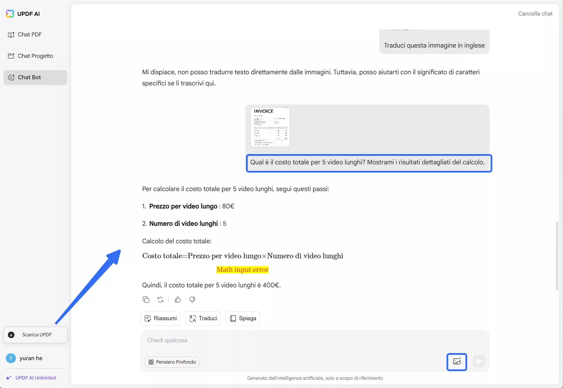 Per il Web studia con la chat di intelligenza artificiale UPDF