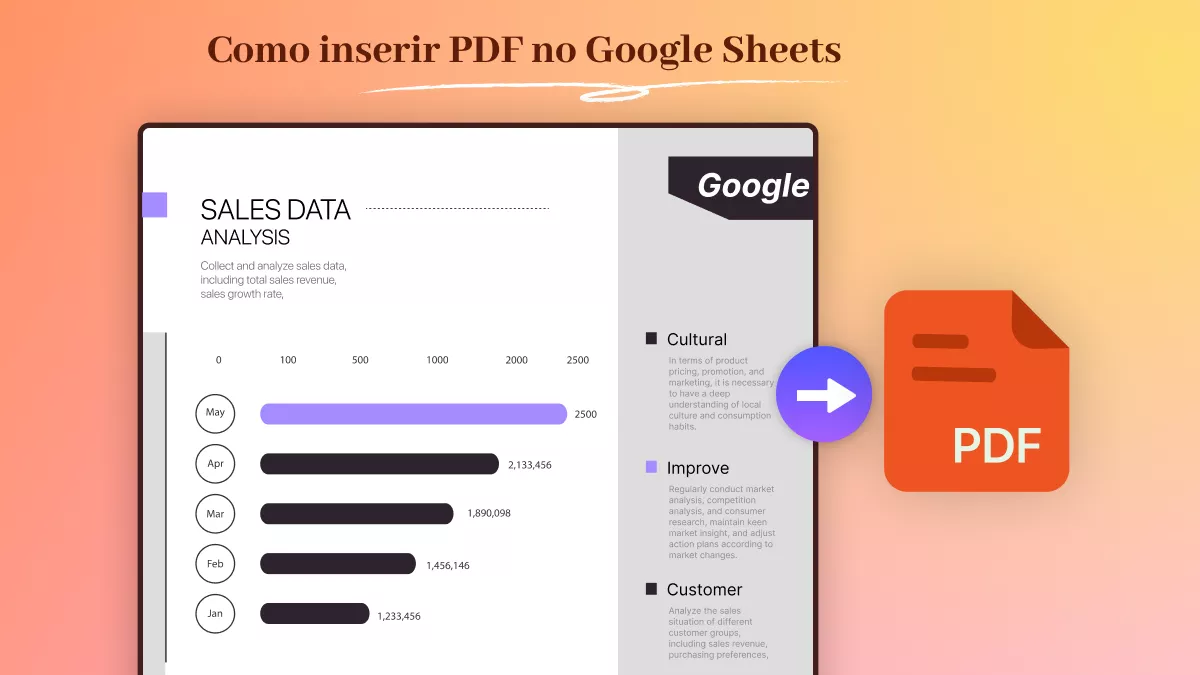 É possível inserir PDF diretamente no Google Sheets? Aprenda como!