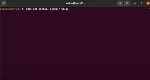 install poppler-utils package for Debian