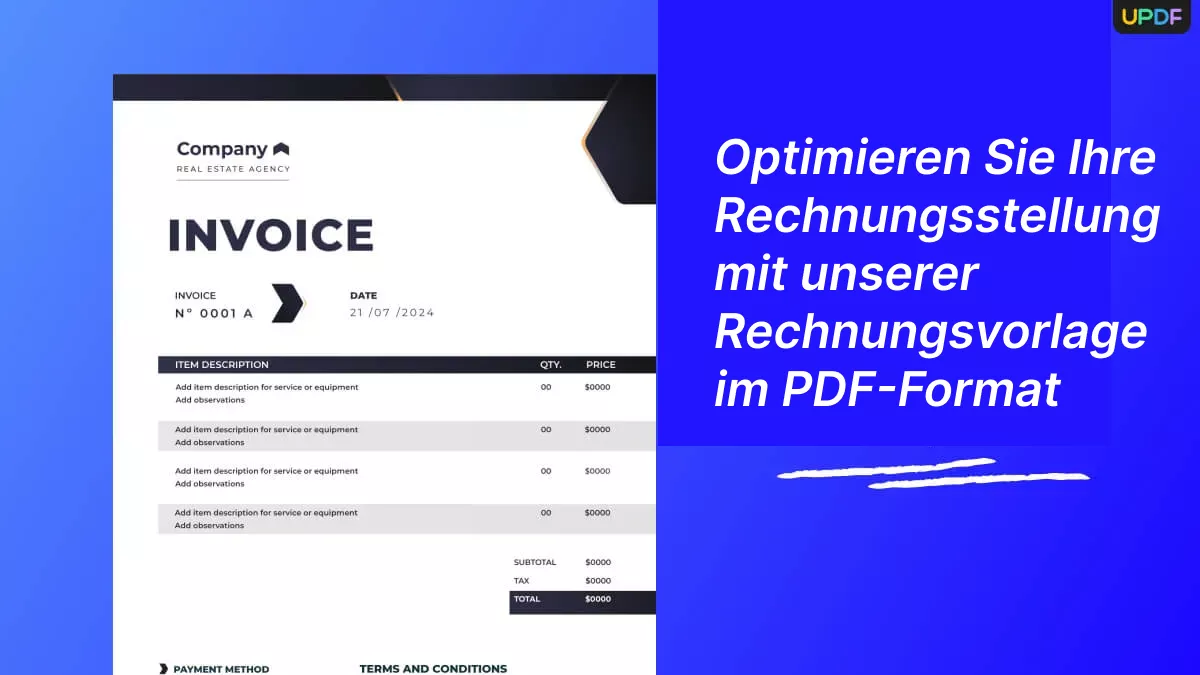 Wie Sie Ihre Rechnungsvorlage im PDF-Format optimieren