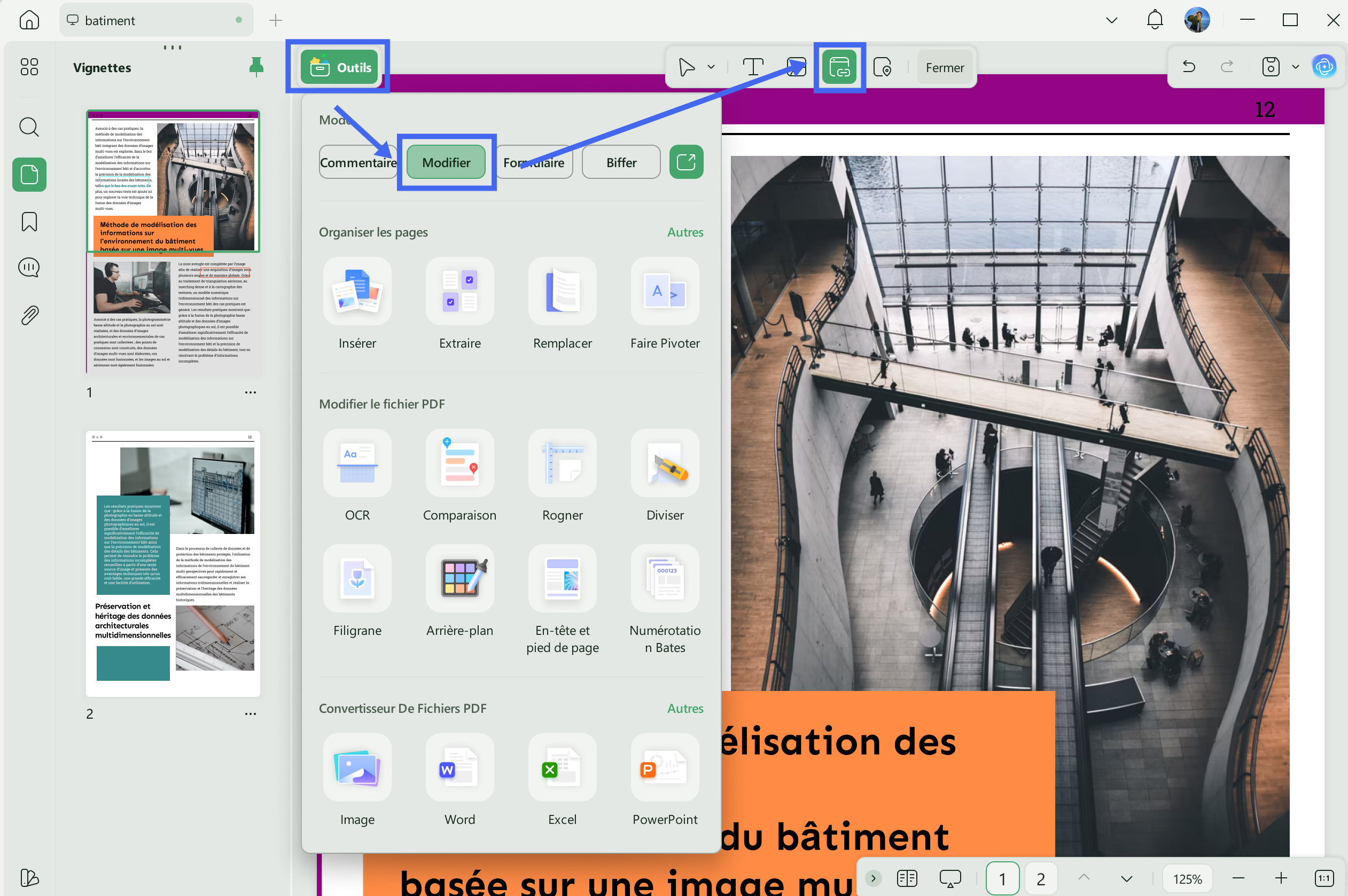ajouter une image au PDF insérer une image dans un PDF avec la fonctionnalité de lien updf
