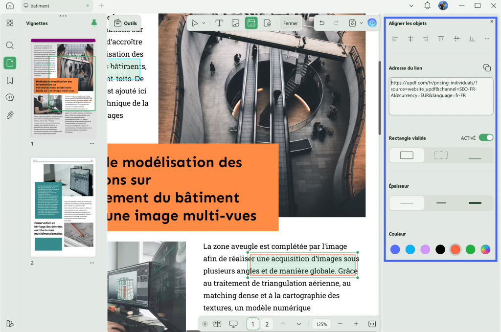 ajouter une image au PDF insérer une image dans un PDF avec la fonctionnalité de lien updf