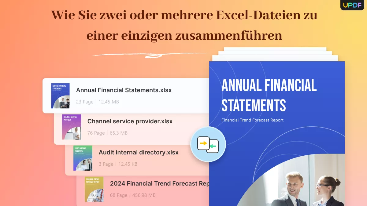 Wie Sie zwei oder mehrere Excel-Dateien zu einer einzigen zusammenführen [2024 Anleitung]