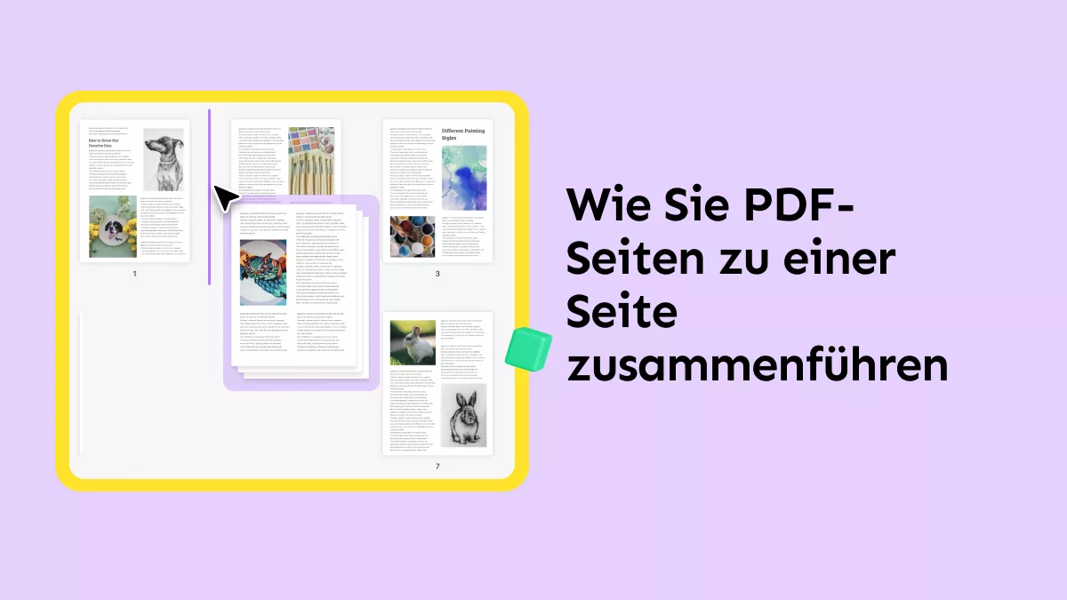 Wie Sie PDF-Seiten zu einer Seite zusammenführen – Vorständige Einführung