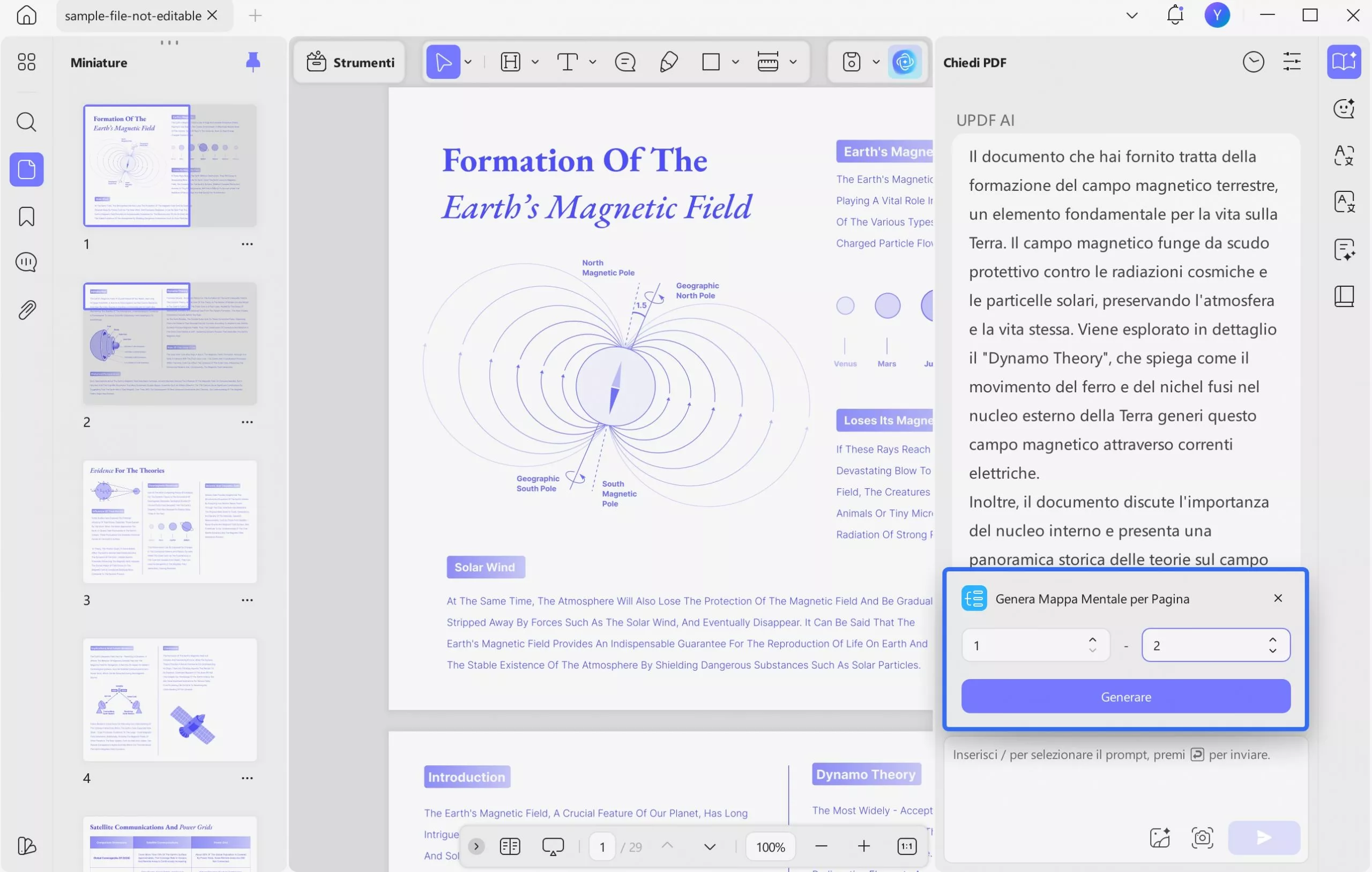 Convertire PDF in Mappa Mentale su un Computer