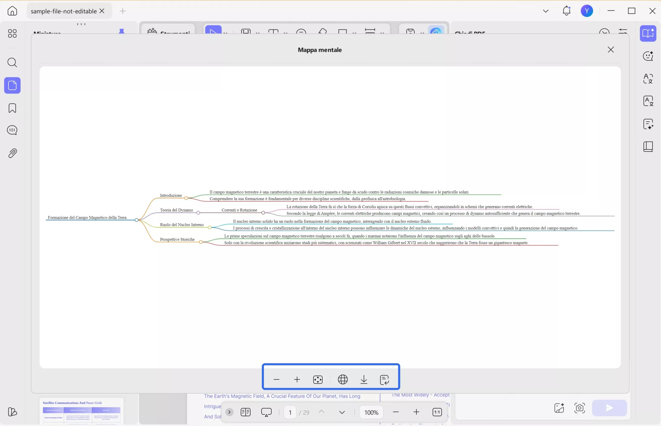 Convertire PDF in Mappa Mentale su un Computer