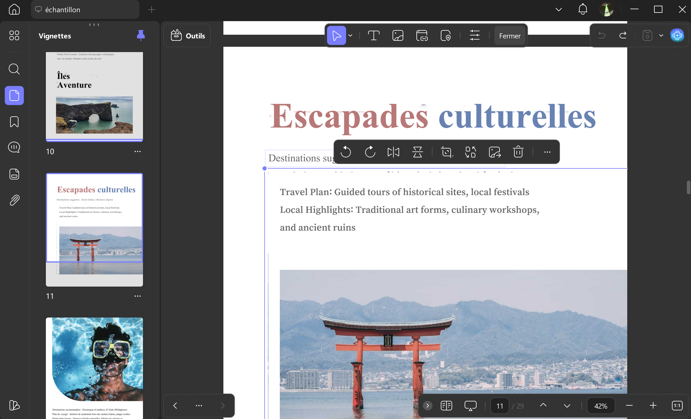 alternative au mode sombre d'Adobe Acrobat