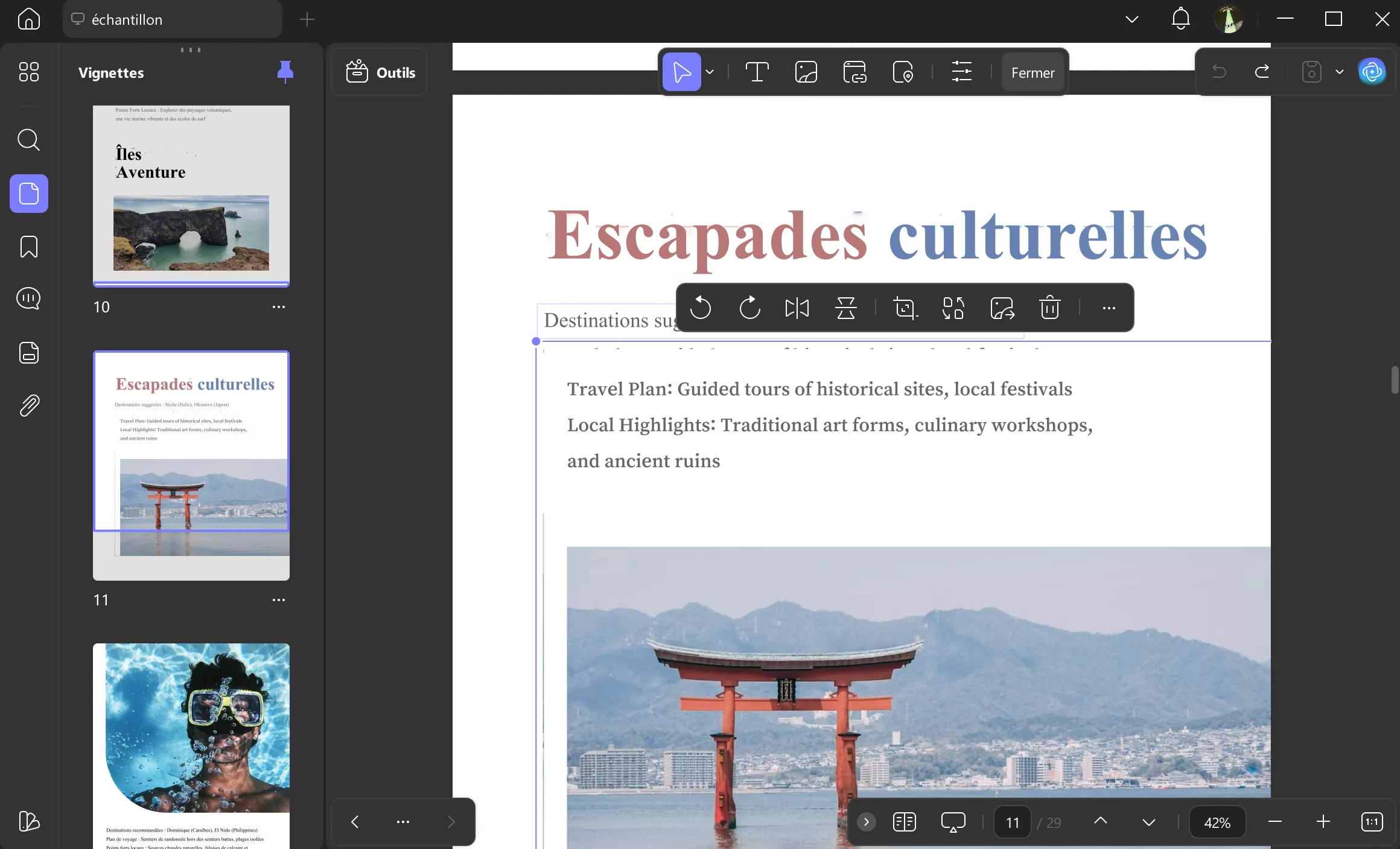 alternative au mode sombre d'Adobe Acrobat