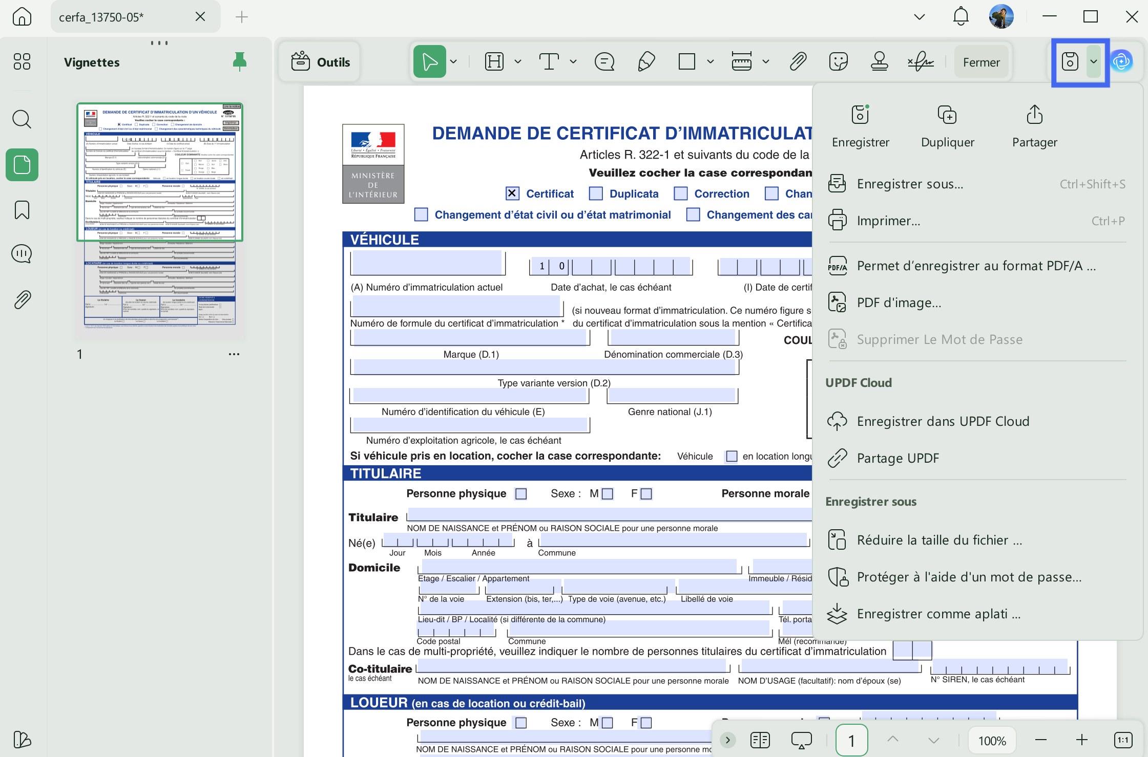 créer un tableau en pdf éditer updf