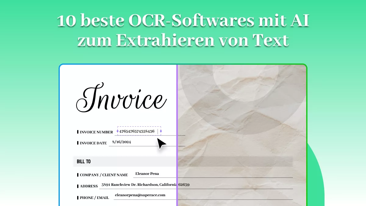 10 beste OCR-Softwares mit AI zum Extrahieren von Text