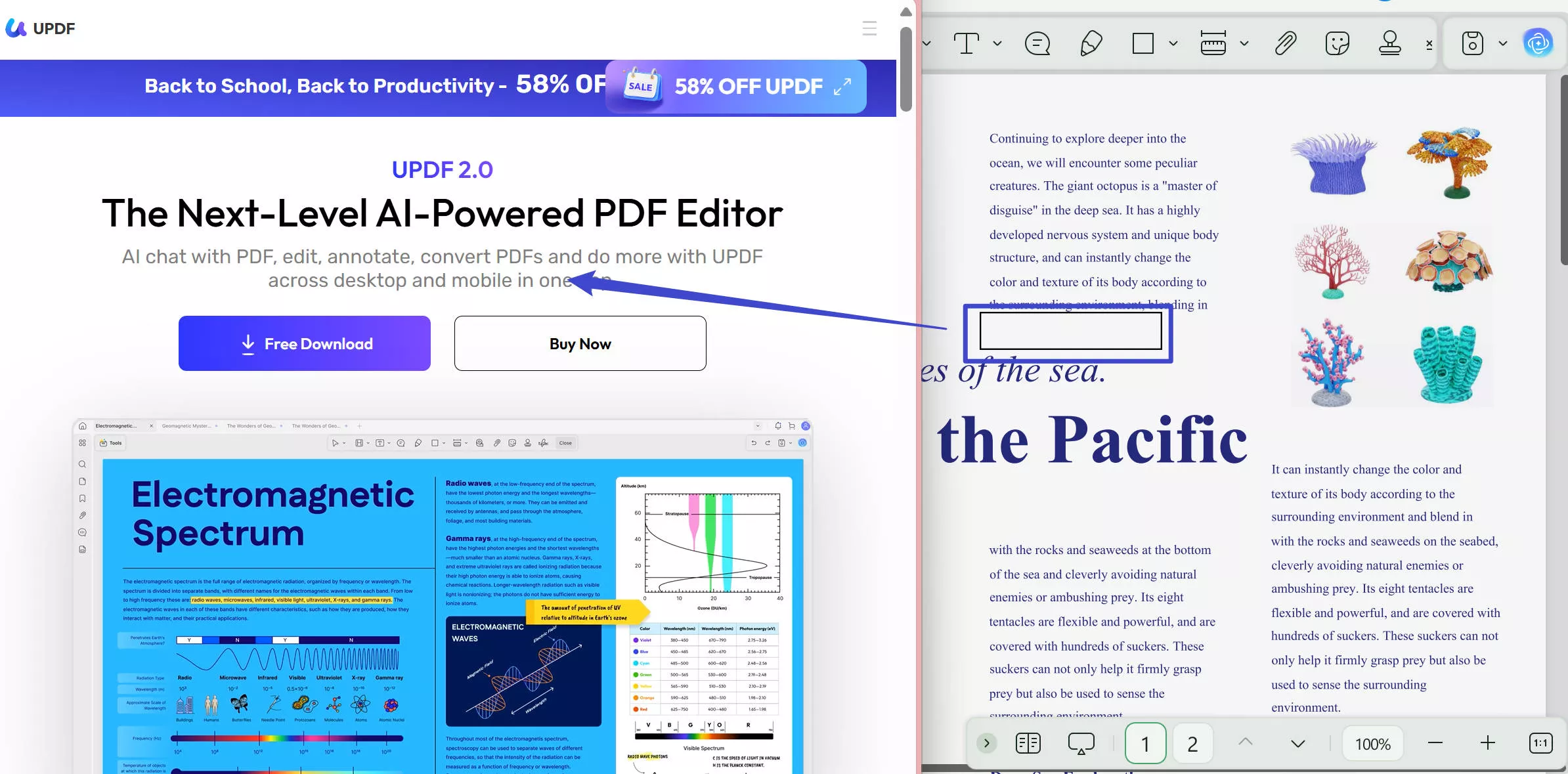 open pdf in new window updf