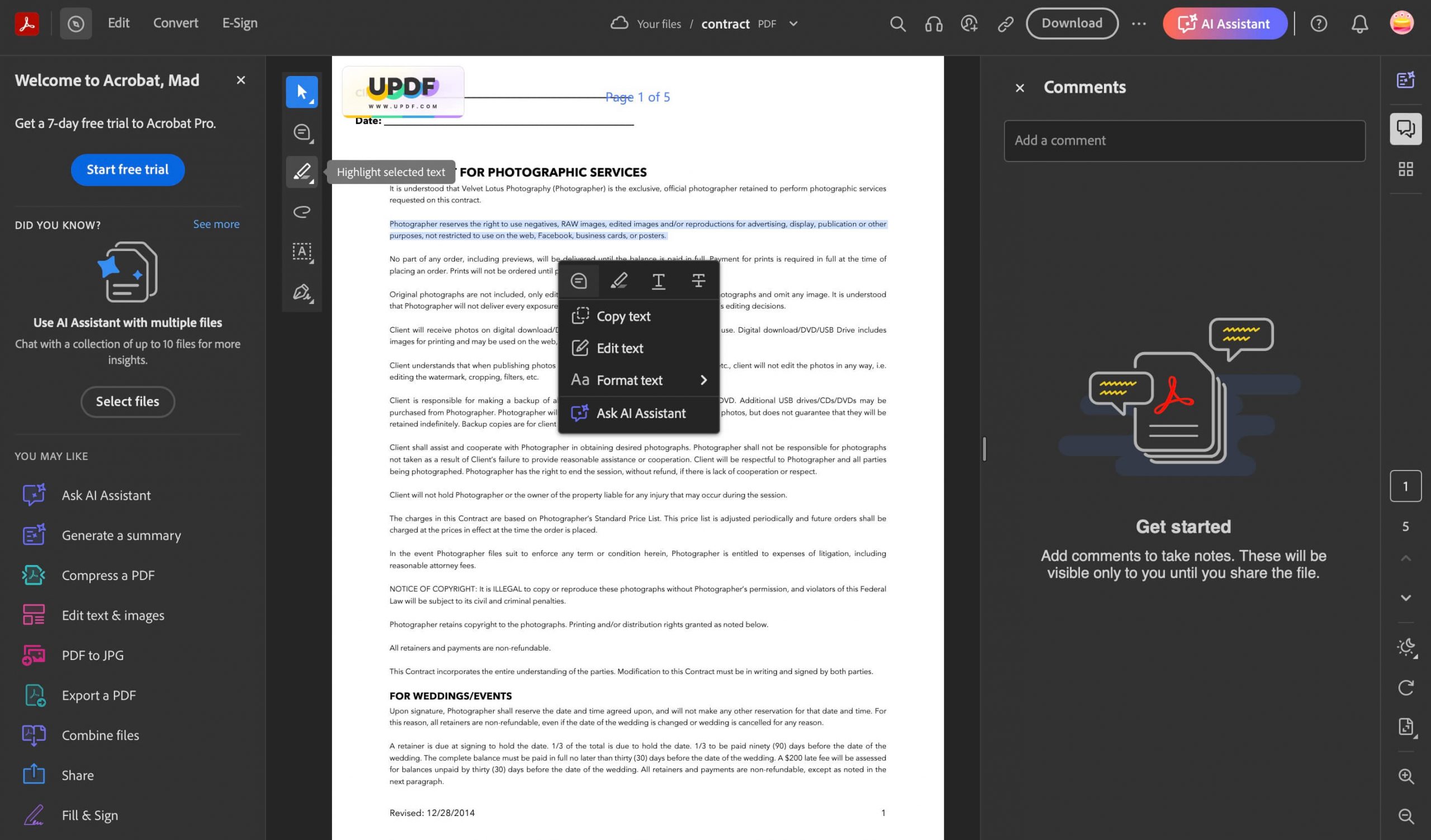 How to Change Highlight Color in Adobe? In Few Steps| UPDF