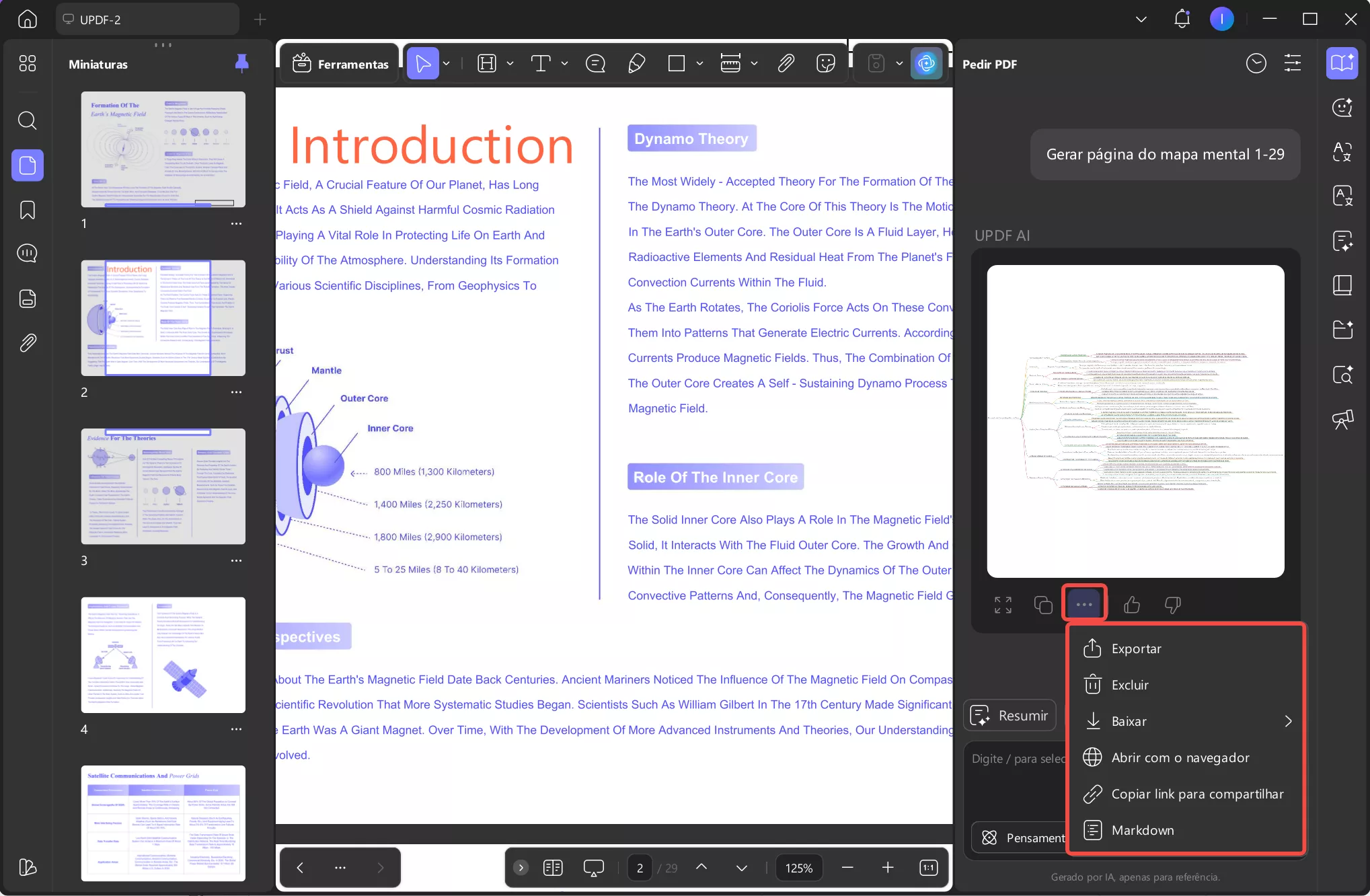 converter um pdf em mapa mental no computador