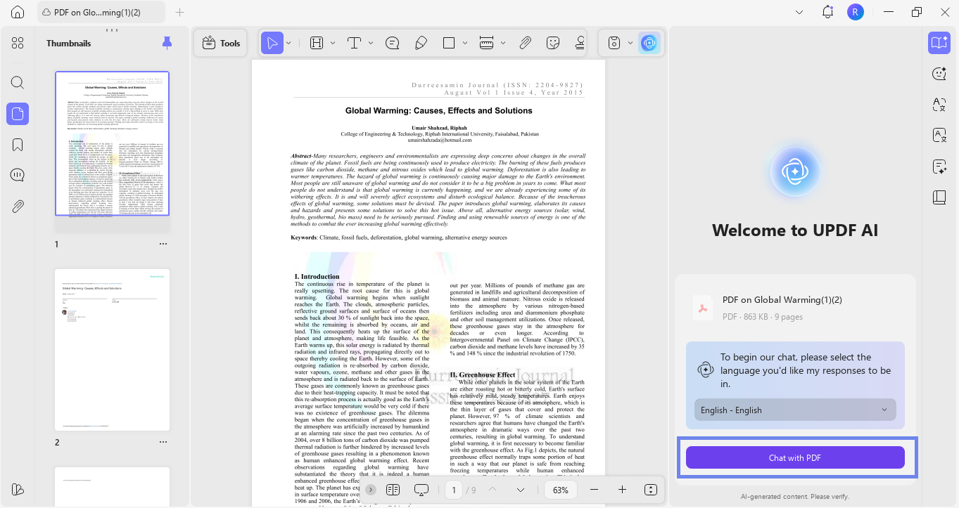 navigate to chat with pdf
