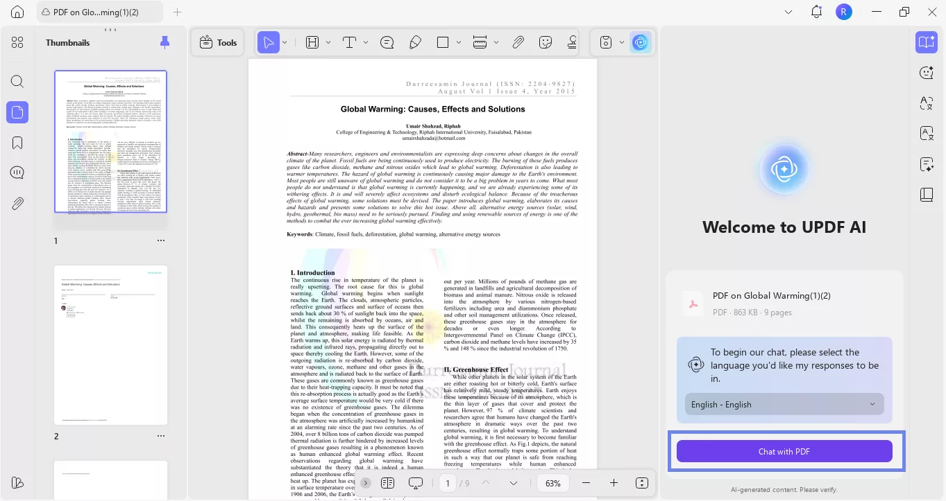 navigate to chat with pdf